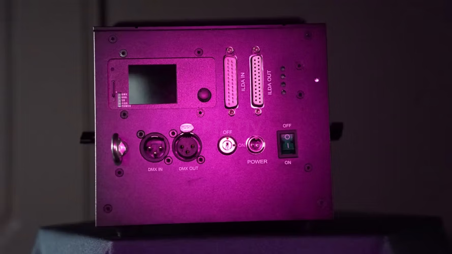 DMX and remote control for Mini RGB Laser