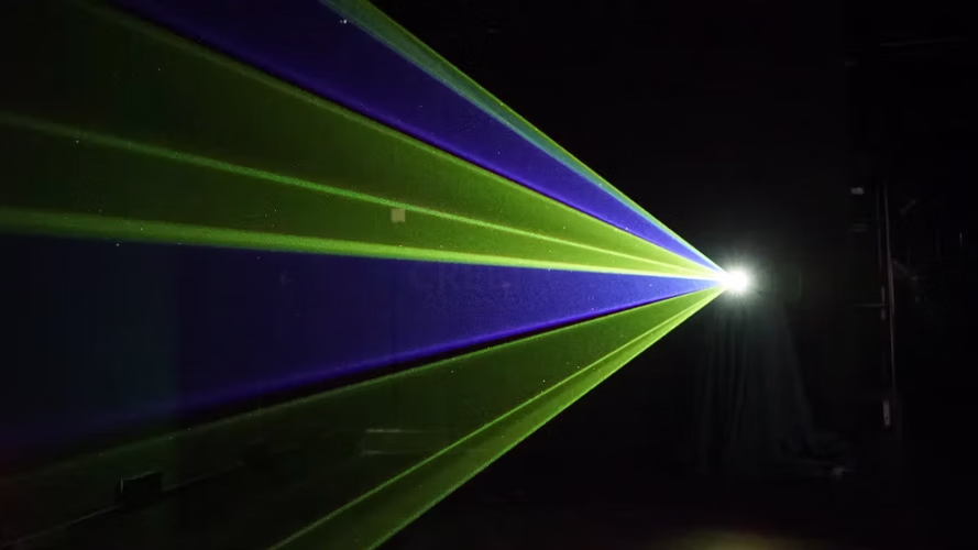 Full-color RGB laser effects from Mini RGB Laser