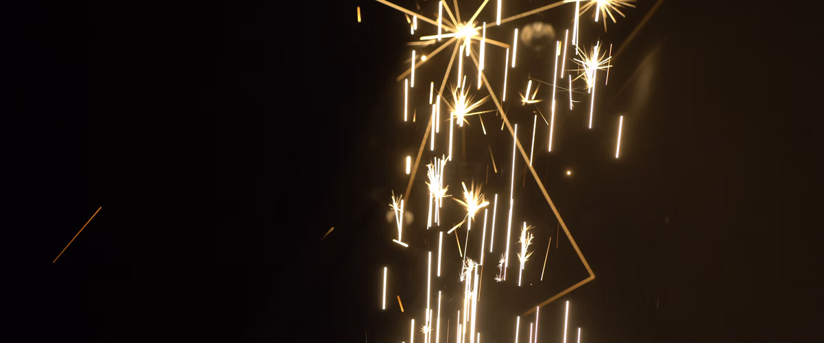 Mini spark fountain kinetic sculpture with cold spark effects