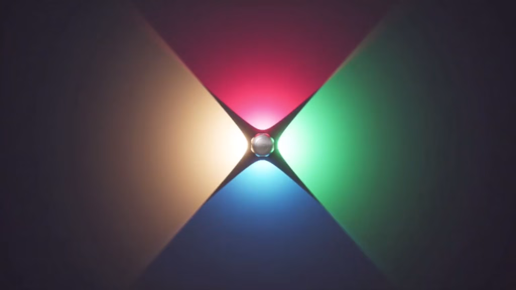 Cross star light 9 Cross star light RGBW by DMX512